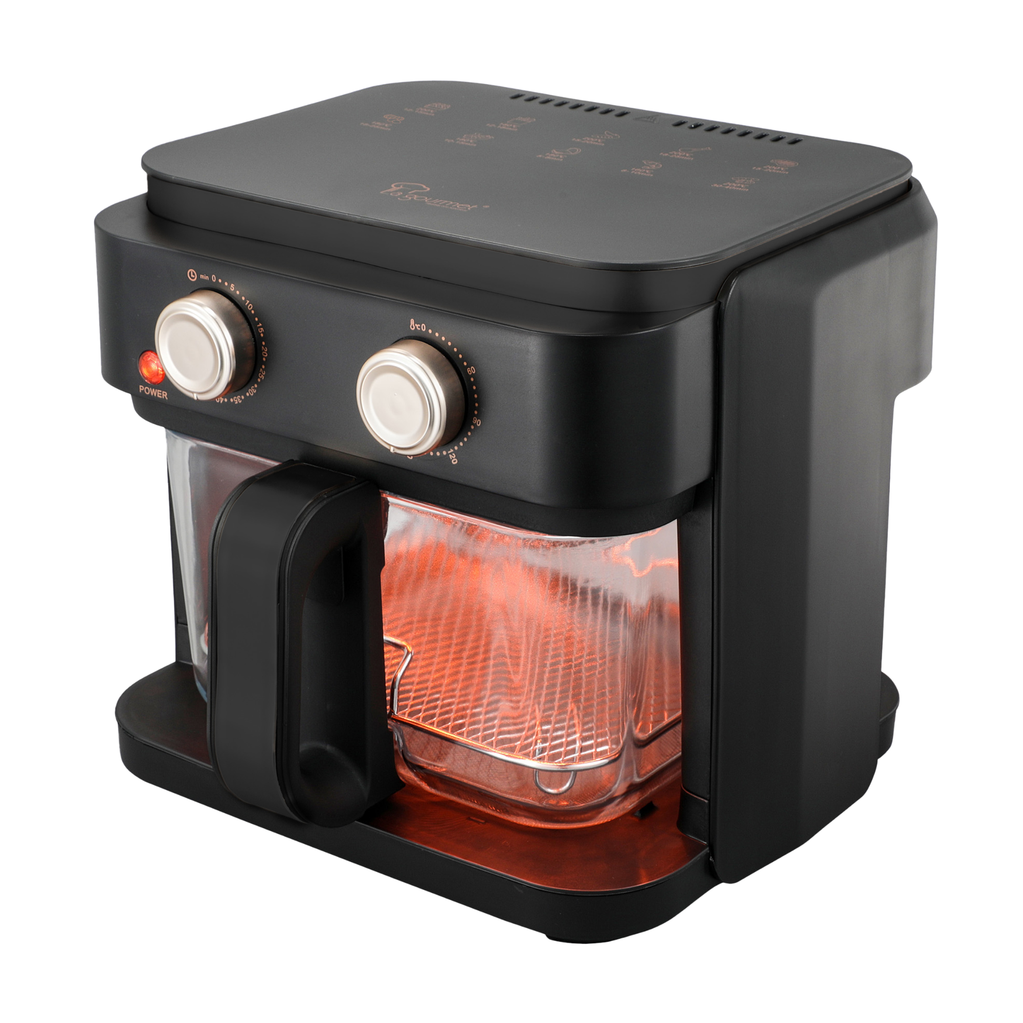 La Gourmet 5.5L Crystalline Air Fryer - Supporting Image-2