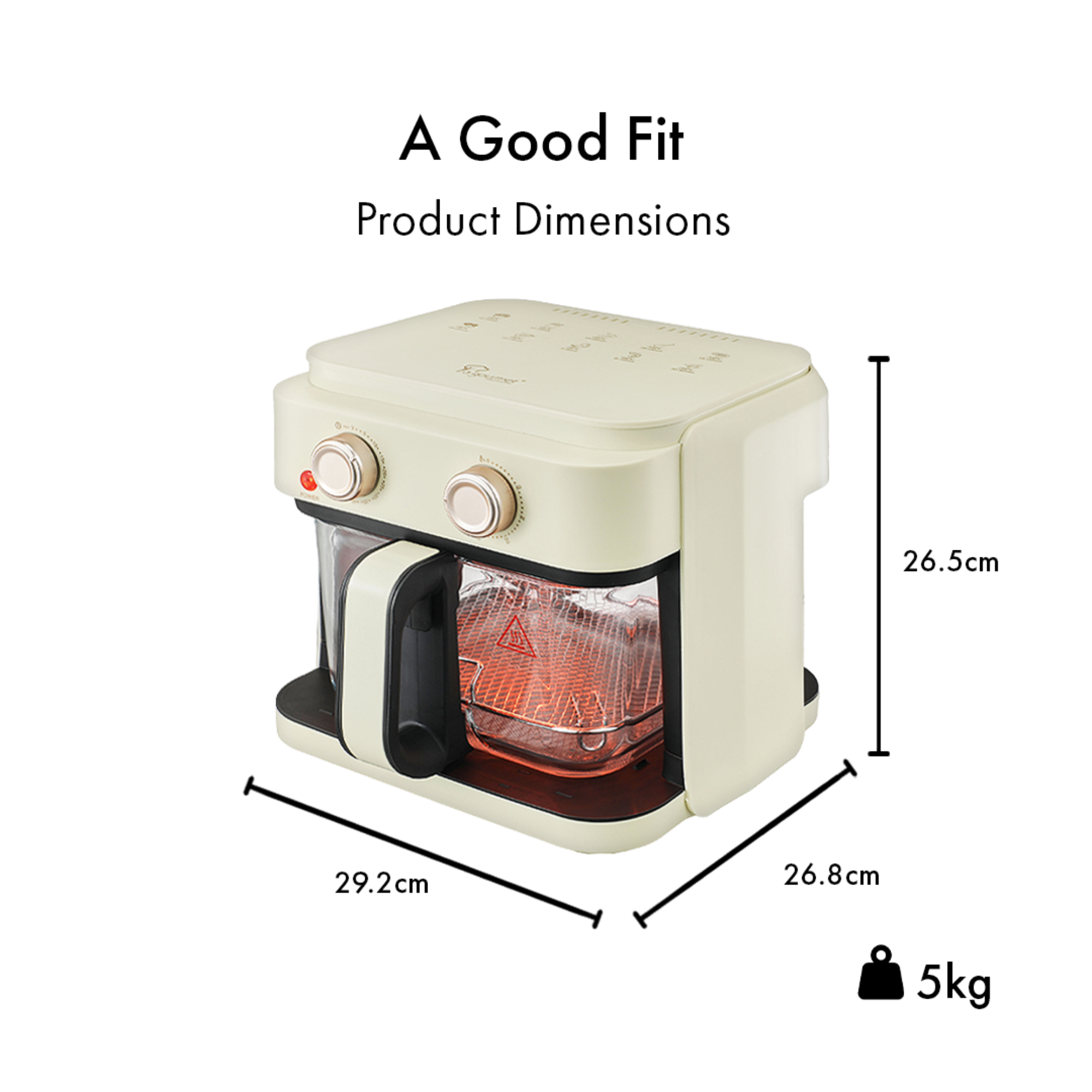 La Gourmet 5.5L Crystalline Air Fryer - Supporting Image-4