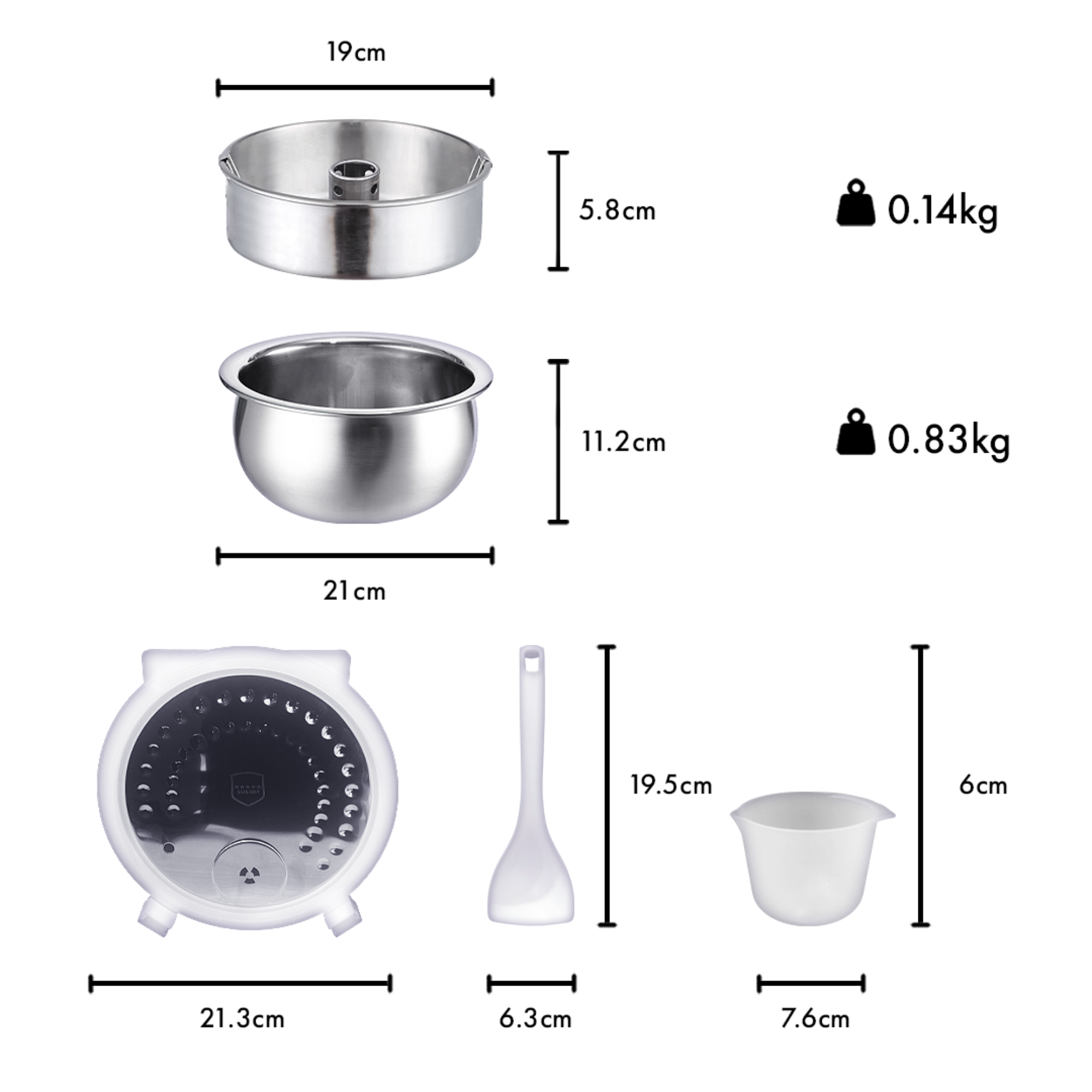 La Gourmet Pro Series 1.2L Healthy Rice Cooker - Supporting Image-10