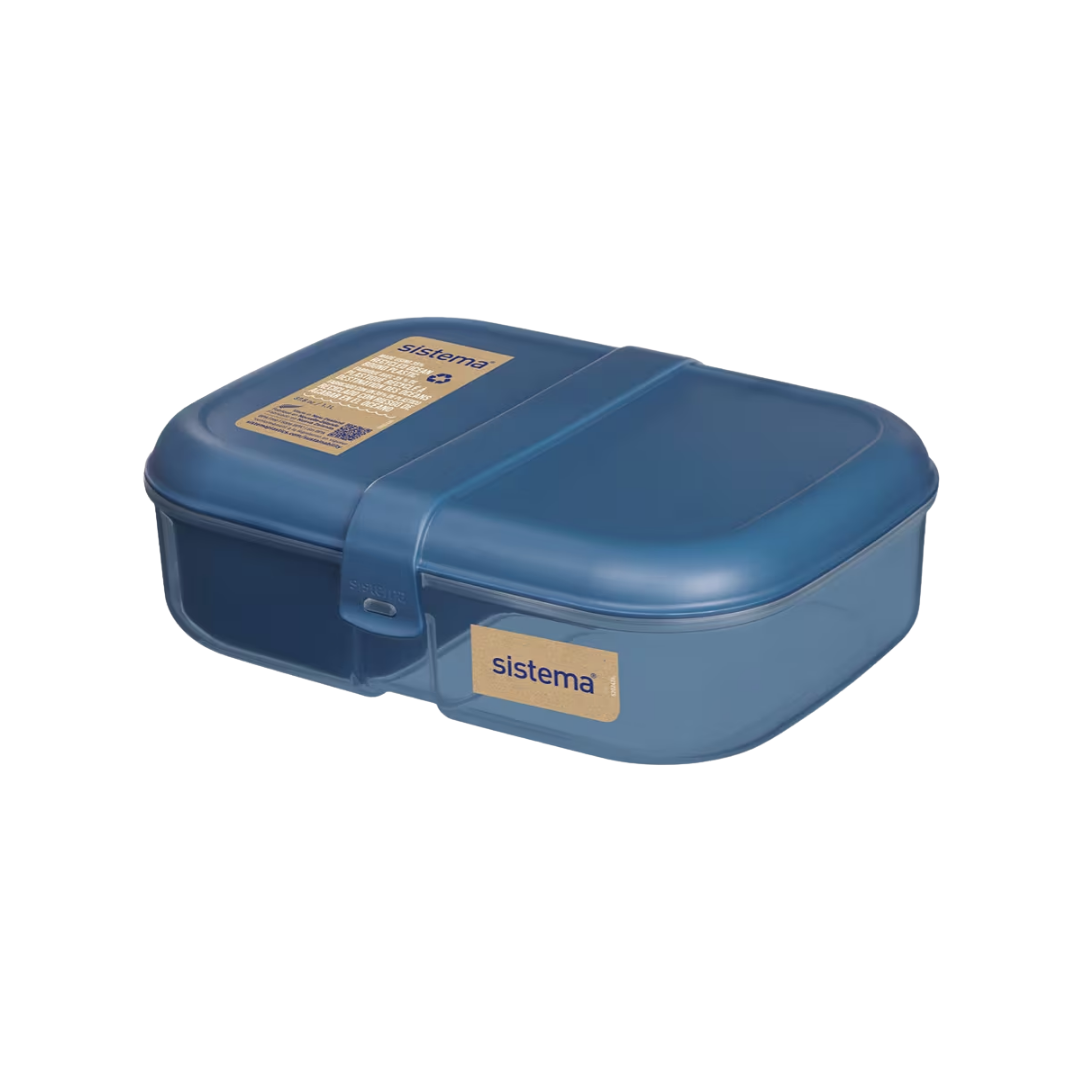 SISTEMA 1.1L Ribbon™ Lunch with Mini Bite™ - Mountain Blue - MAIN