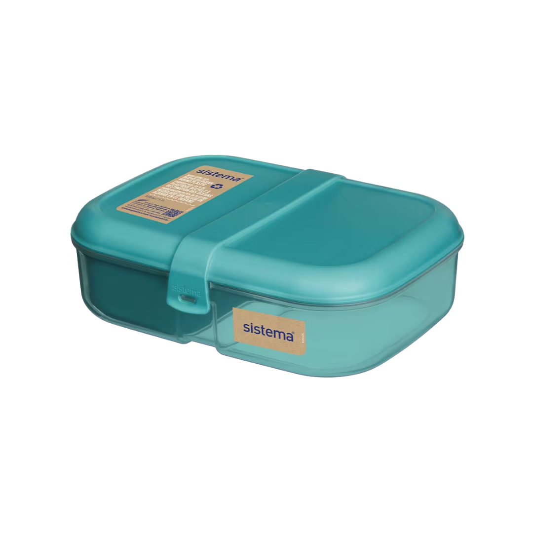 SISTEMA 1.1L Ribbon™ Lunch with Mini Bite™ - Teal Stone - MAIN