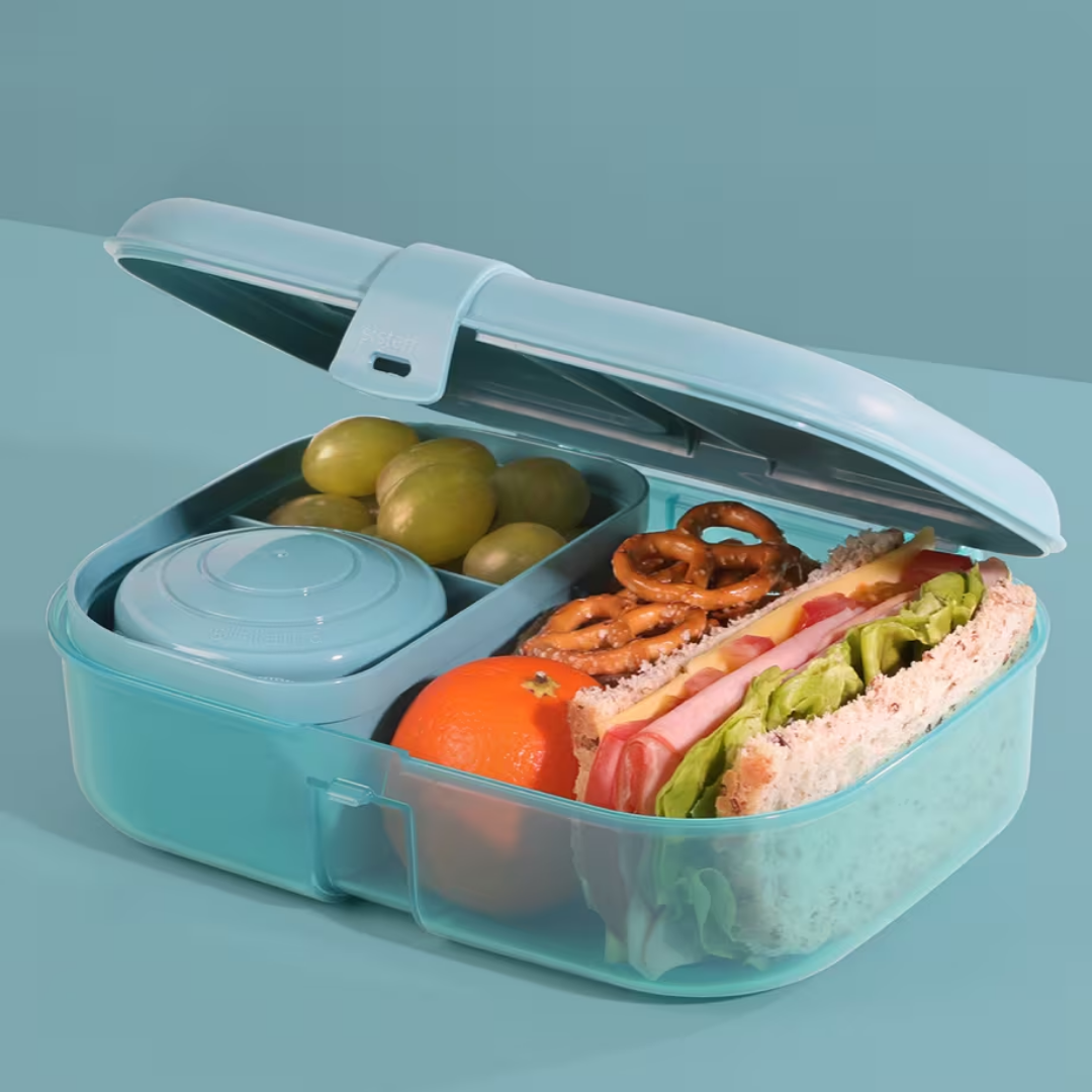 SISTEMA 1.1L Ribbon™ Lunch with Mini Bite™ - Teal Stone - Support Image