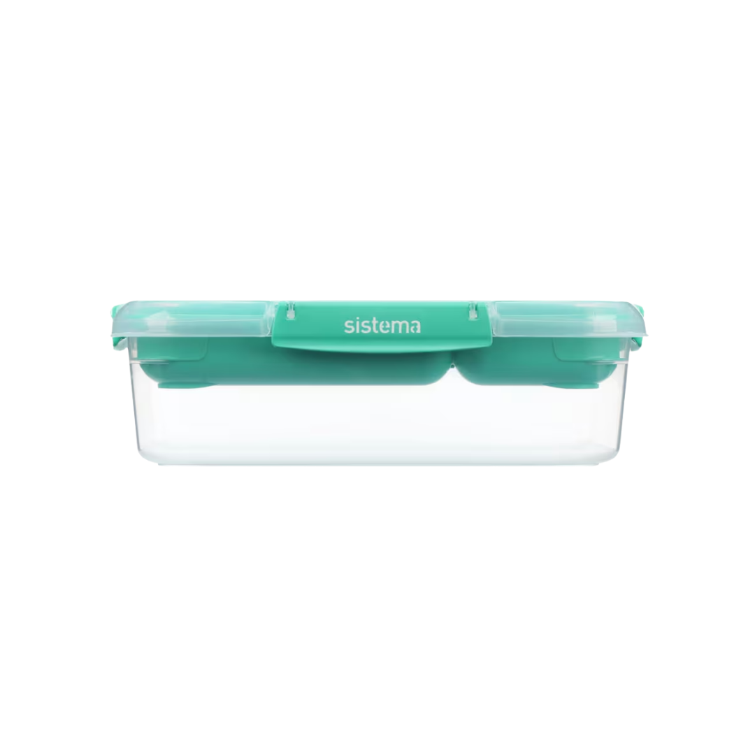SISTEMA 2.2L Rectangle Stax™ TO GO™ - Minty Teal - Support Image