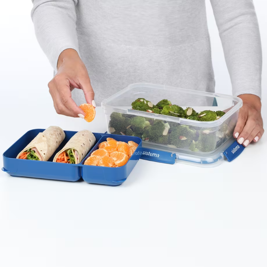 SISTEMA 2.2L Rectangle Stax™ TO GO™ - Ocean Blue - Support Image (3)