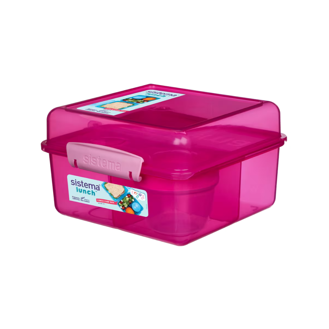 Sistema® 2 L LUNCH CUBE MAX WITH YOGURT POT (2)