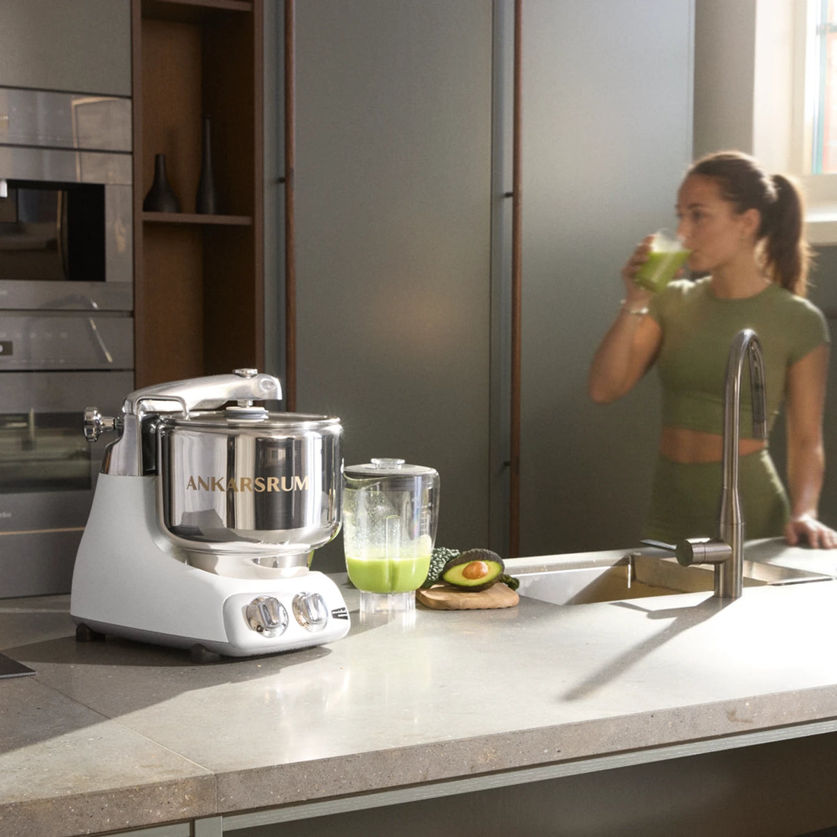 Ankarsrum Assistent Original Stand Mixer – Mineral White