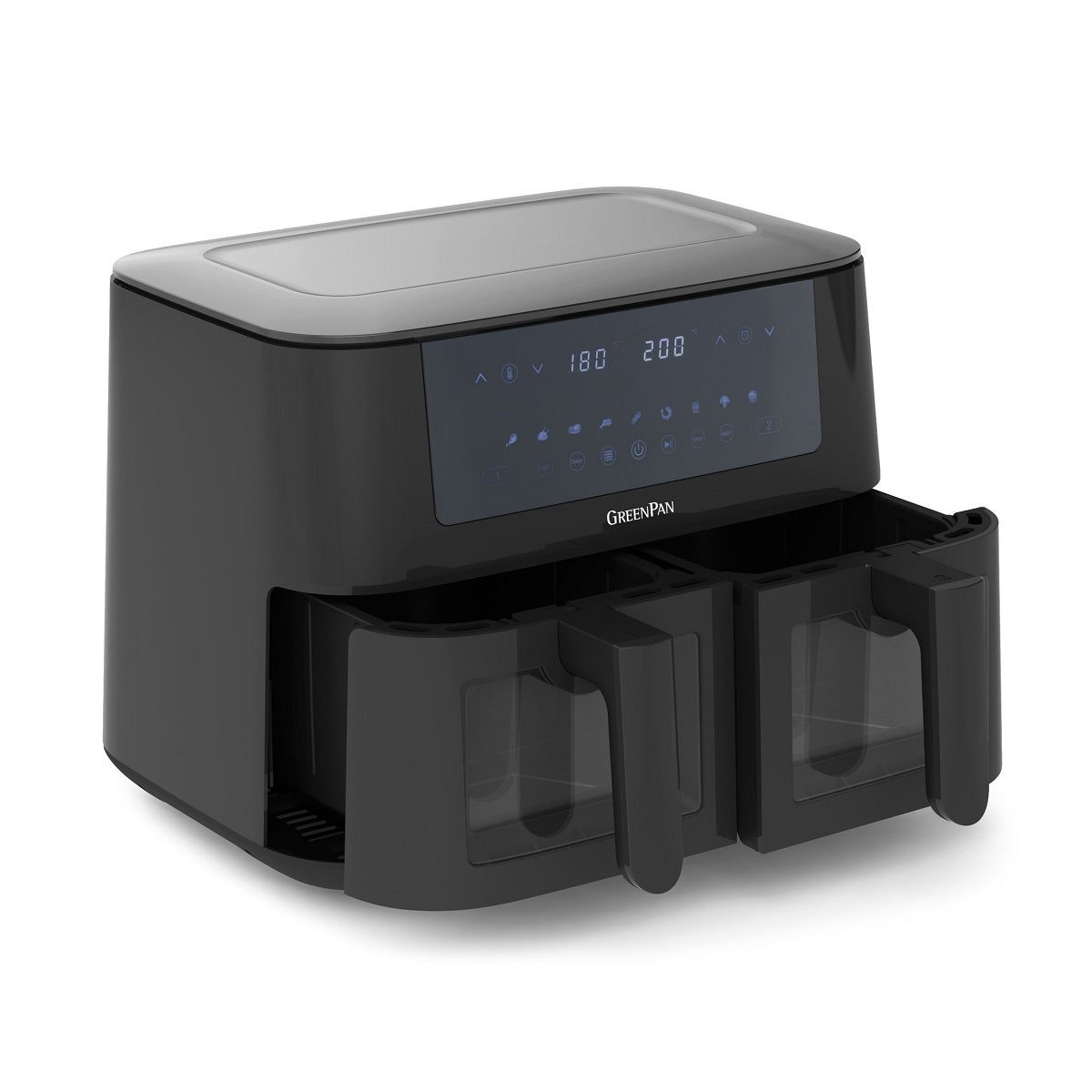 GreenPan Bistro XXL Dual Zone Air Fryer - Black