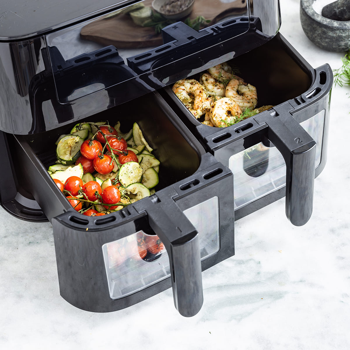 GreenPan Bistro XXL Dual Zone Air Fryer - Black