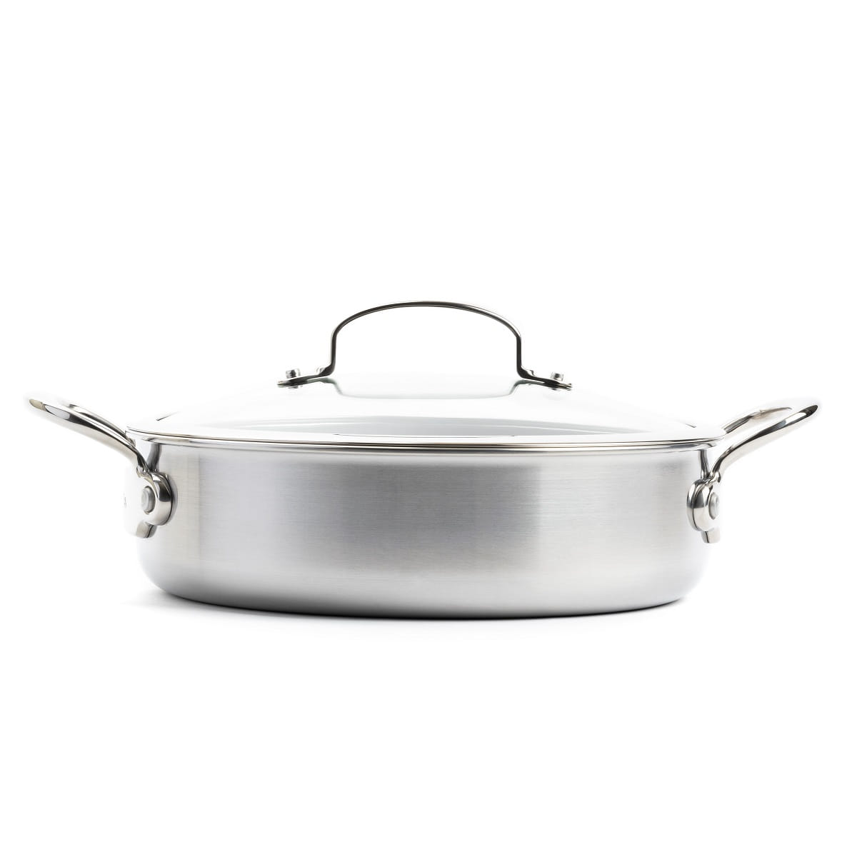 GreenPan Premiere Skillet, Stainless Steel - 30 cm