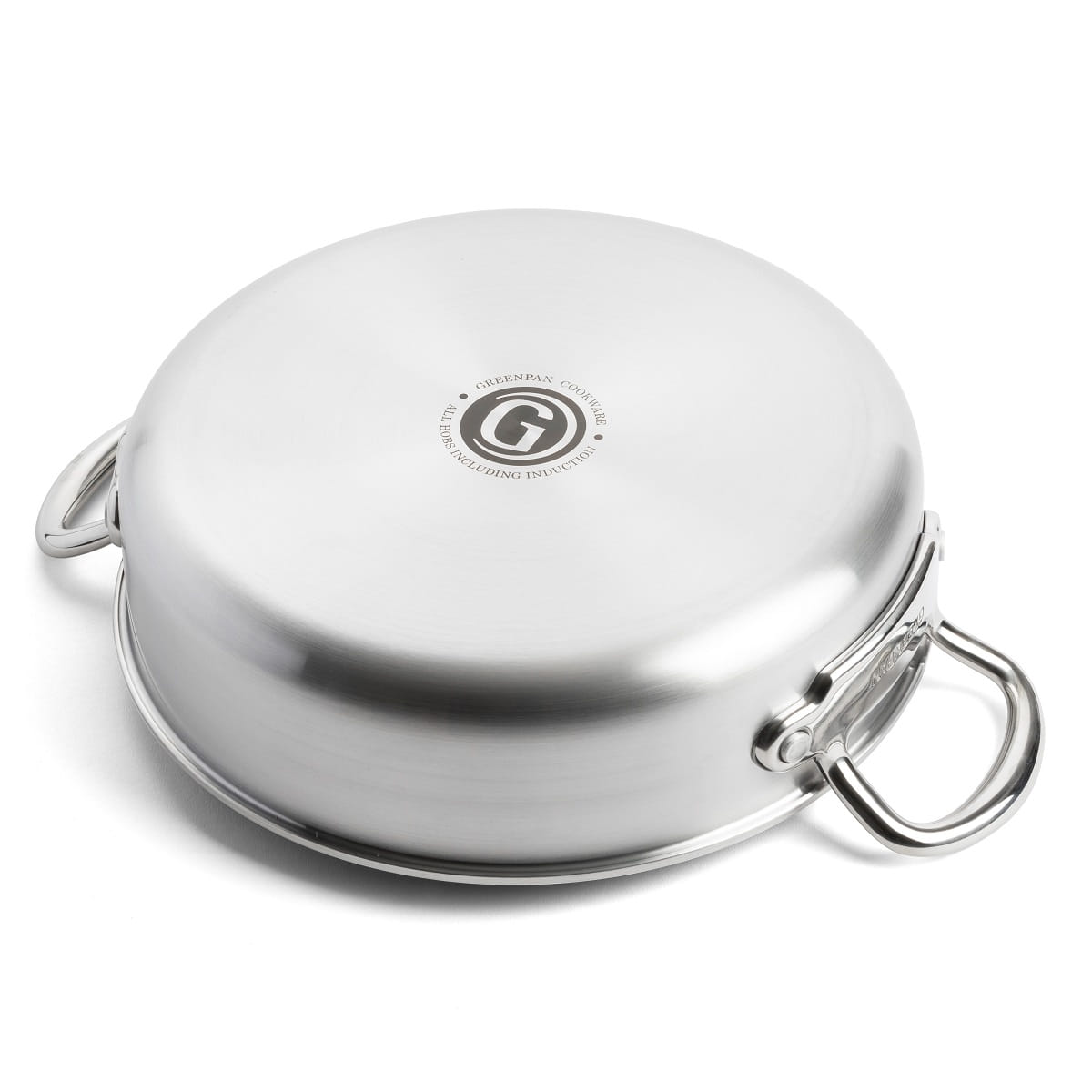 GreenPan Premiere Skillet, Stainless Steel - 30 cm