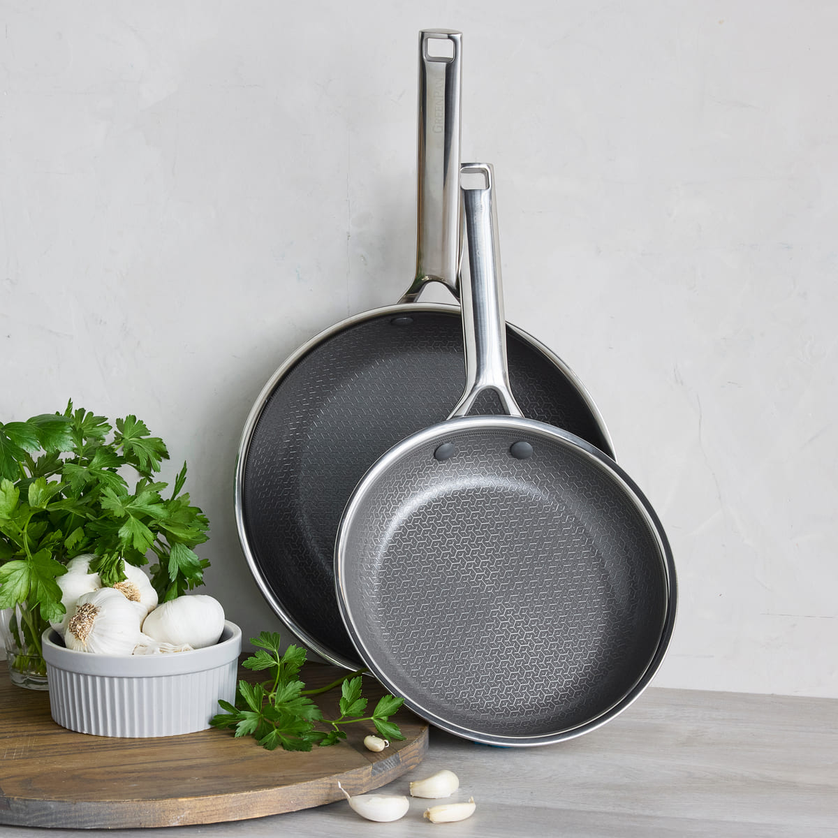GreenPan Apex Thermobond™ Hybrid Ceramic Nonstick 2-Piece Frypan Set – 24 cm & 28 cm