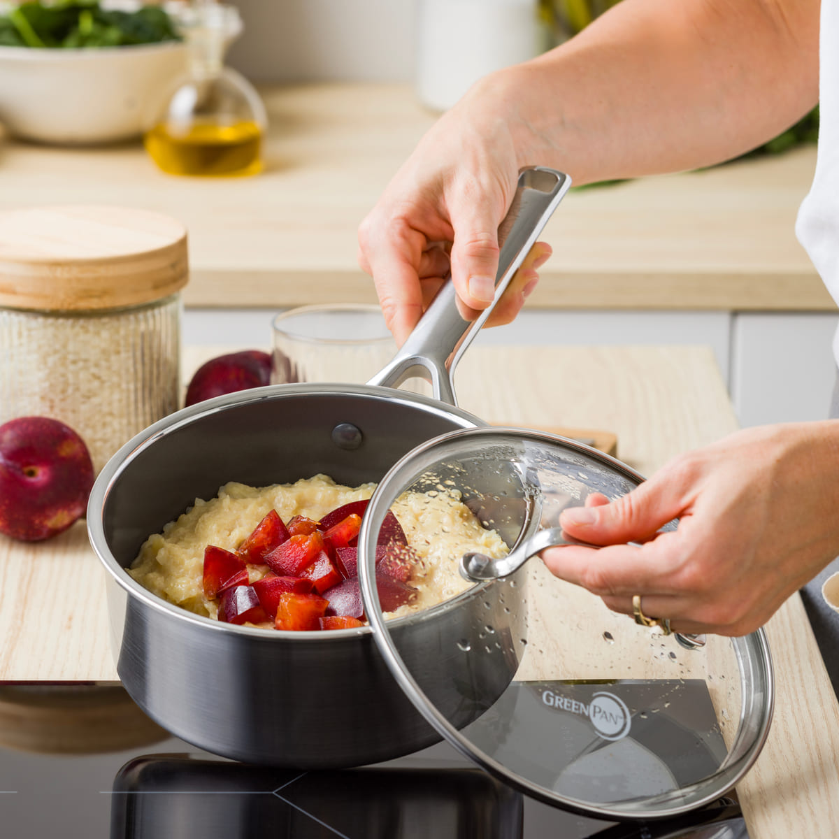 GreenPan Apex Thermobond™ Hybrid Ceramic Nonstick Saucepan - 18 cm