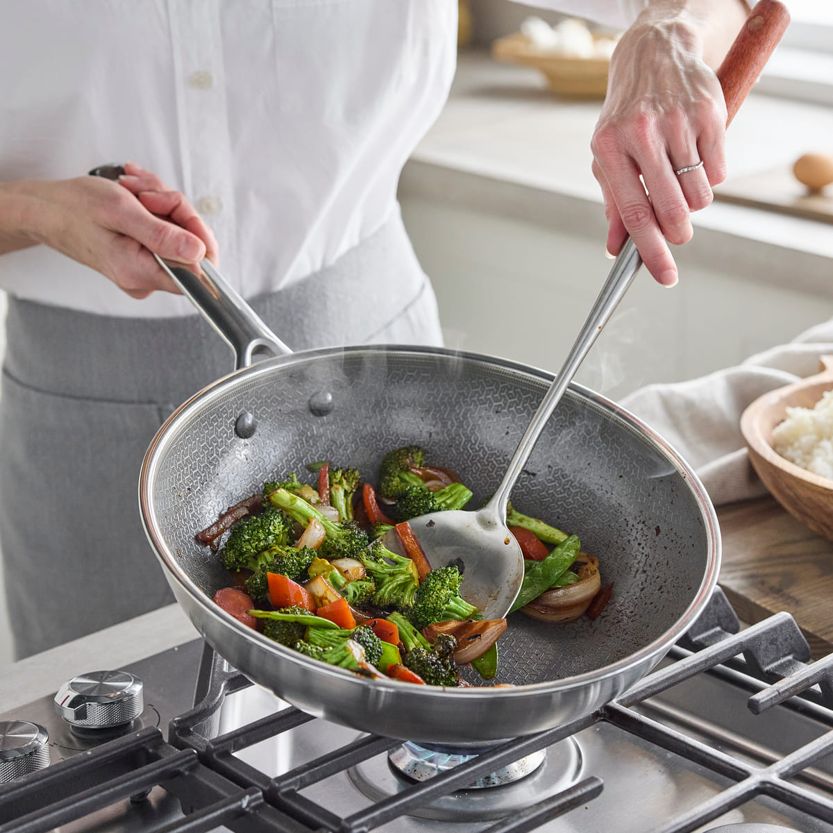 GreenPan Apex Thermobond™ Hybrid Ceramic Nonstick Wok - 28 cm