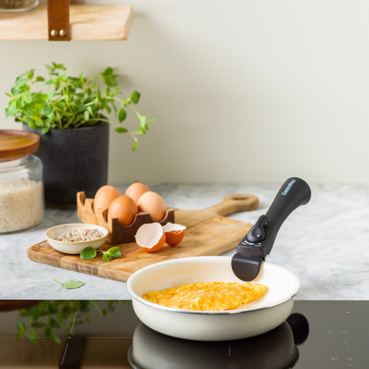 GreenPan Click Chef Deep Frypan - 20 cm