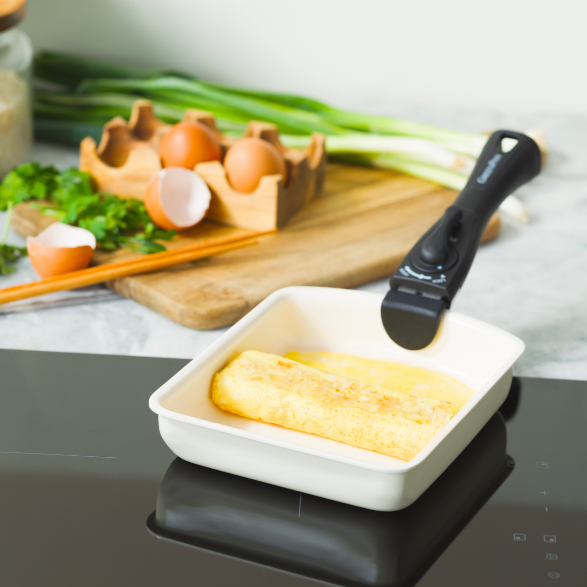 GreenPan Click Chef Rectangular Egg Pan - 20 cm
