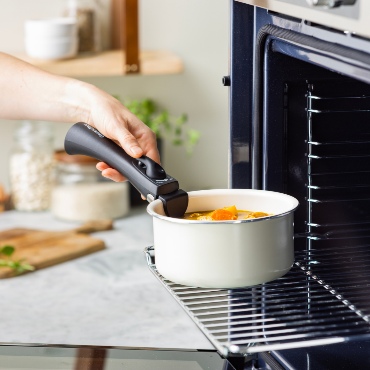 GreenPan Click Chef Deep Frypan - 16 cm