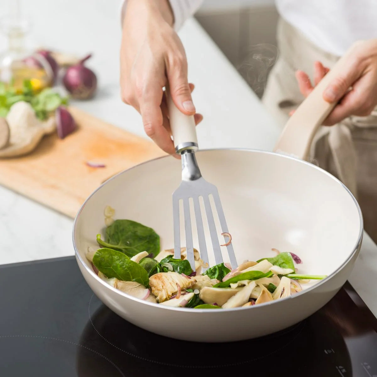 GreenPan Essence Deep Frypan - 28cm