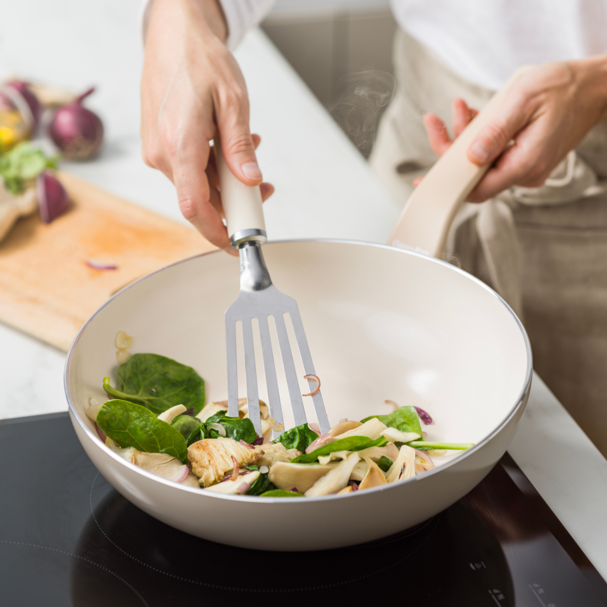 GreenPan Essence Open Wok - 28cm