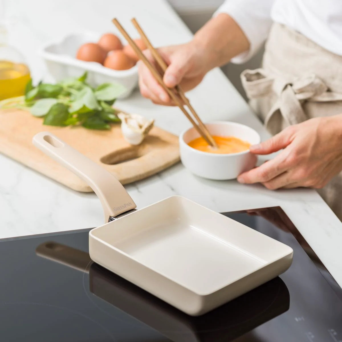 GreenPan Essence Rectangular Egg Pan – 18.3 cm