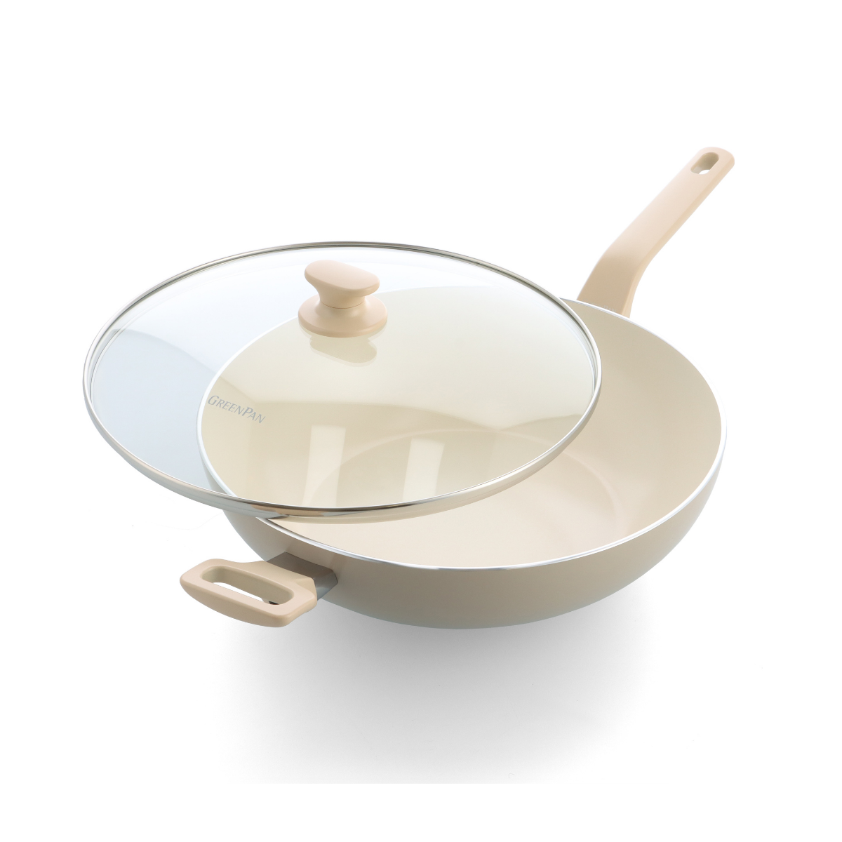 GreenPan Essence Wok (w/ Lid)- 32 cm