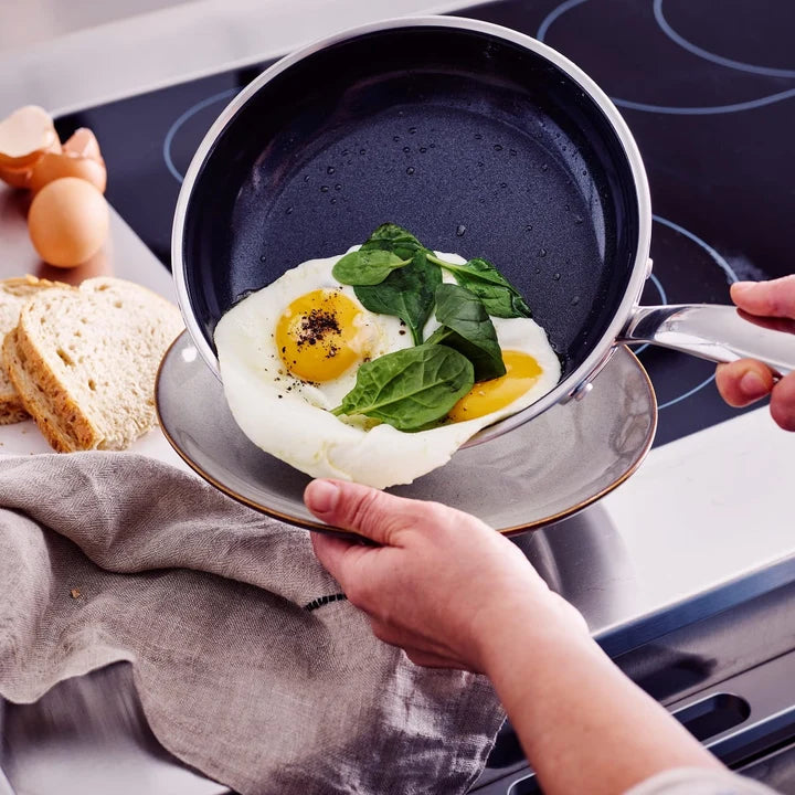 GreenPan Premiere Frying Pan, Stainless Steel - 20 cm