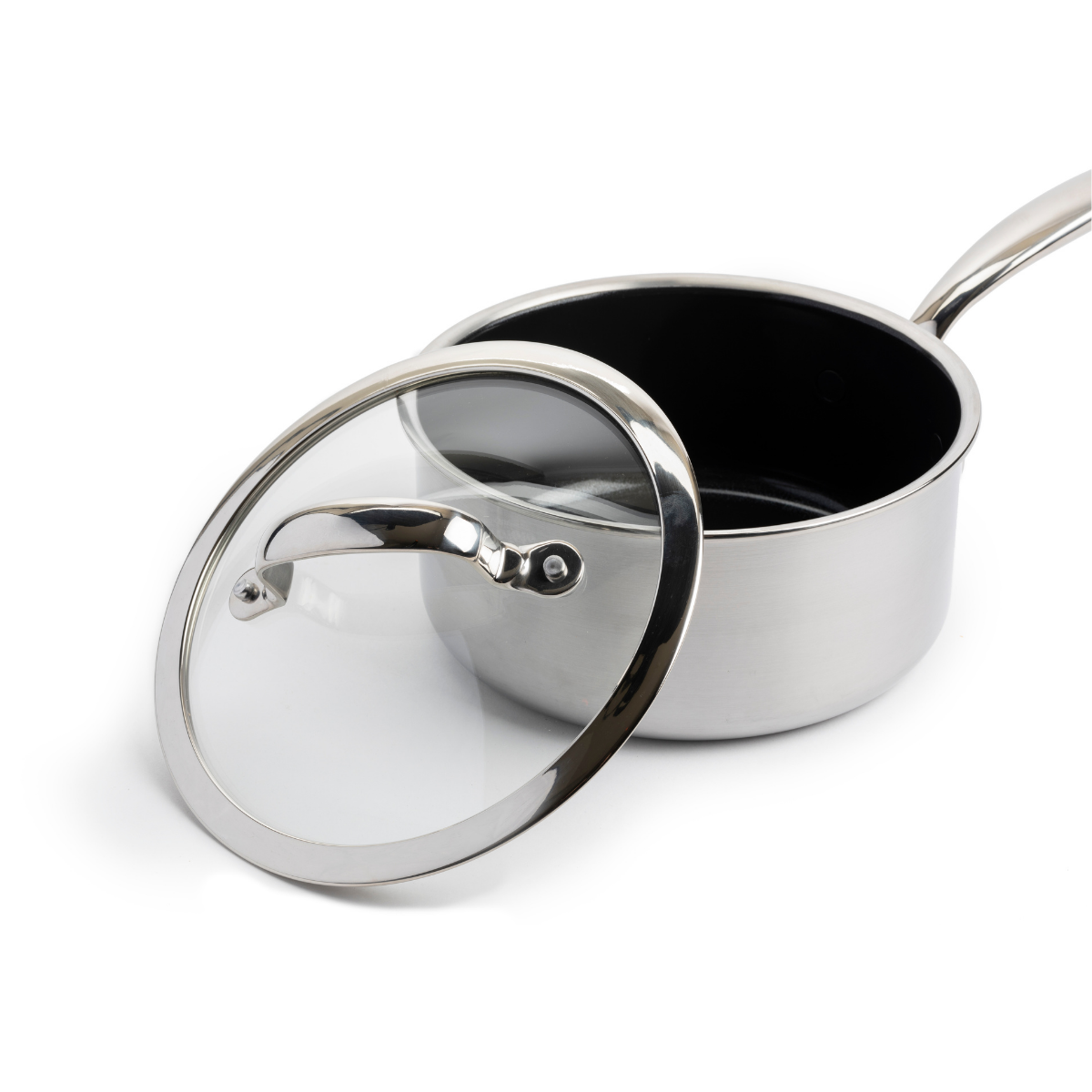 GreenPan Premiere Saucepan, Stainless Steel - 20 cm