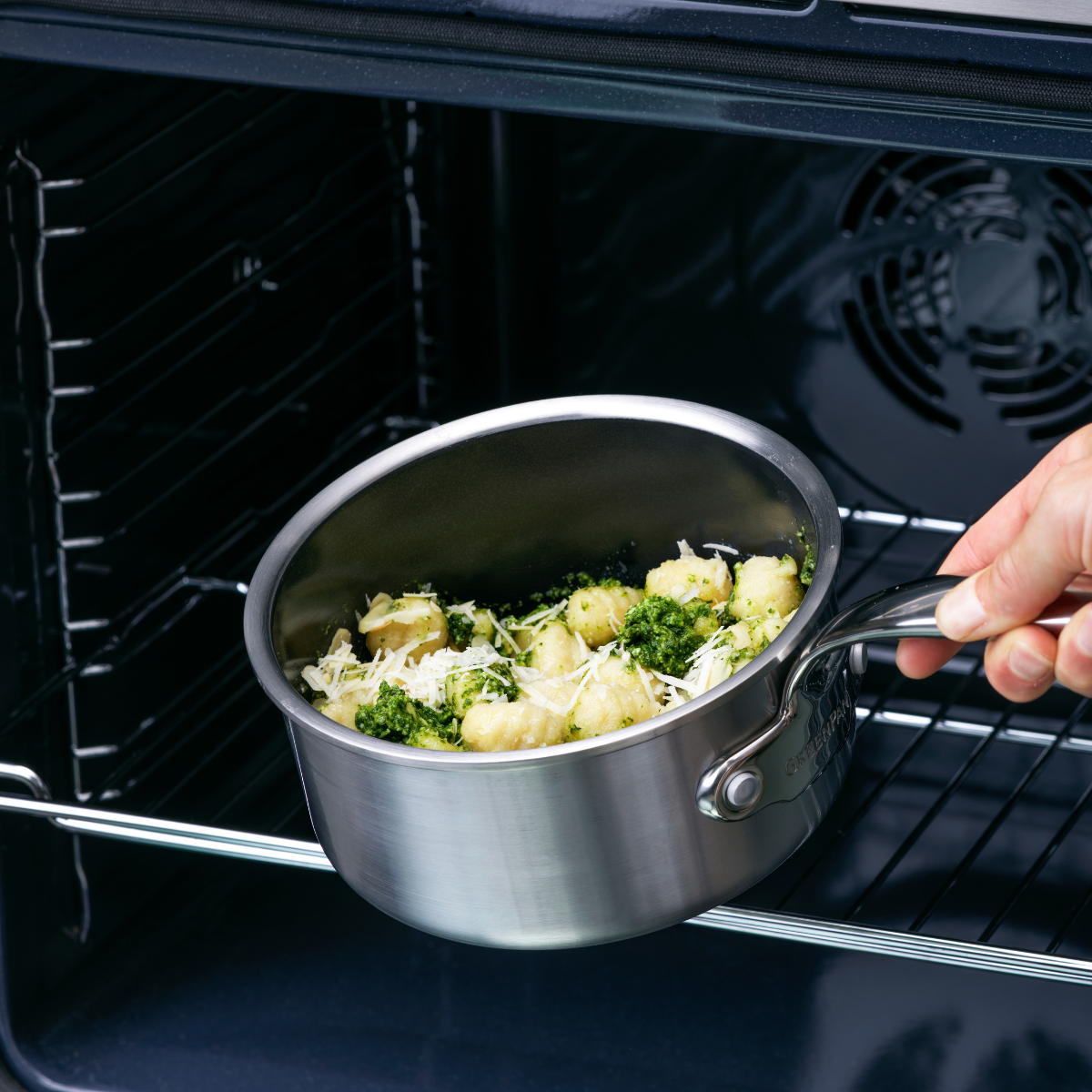 GreenPan Premiere Saucepan, Stainless Steel - 20 cm