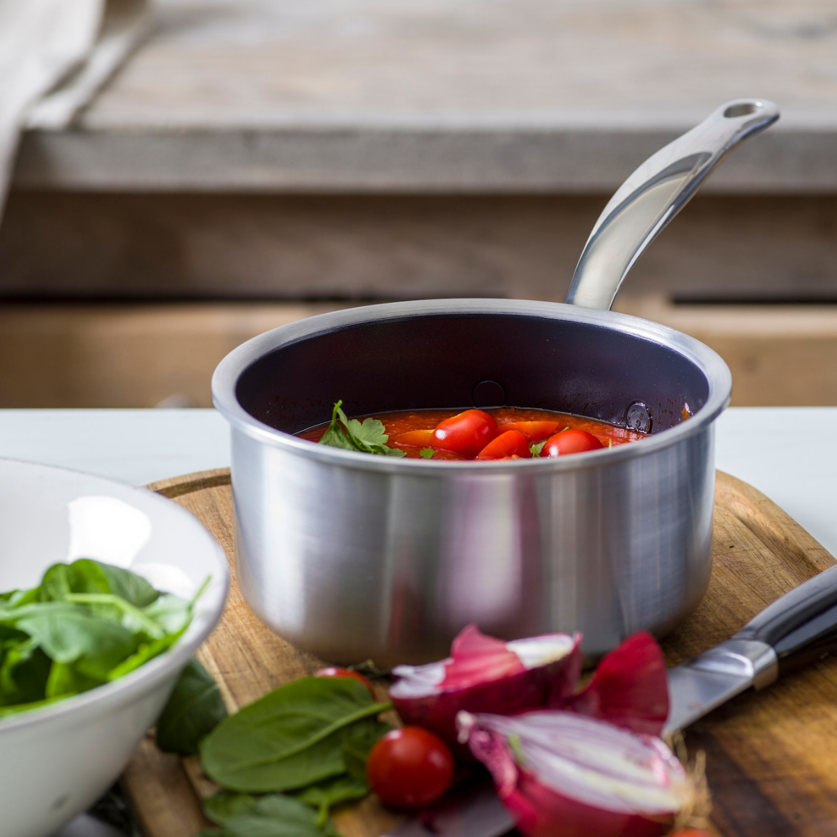 GreenPan Premiere Saucepan, Stainless Steel - 20 cm