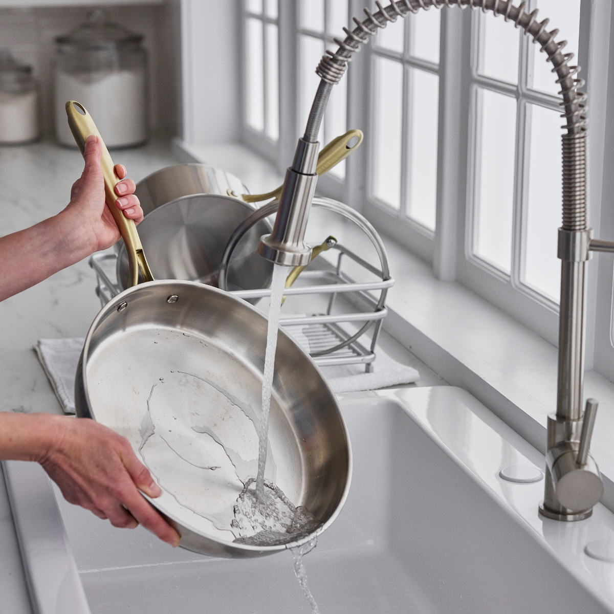 GreenPan Swift Stainless Steel Frypan - 26 cm