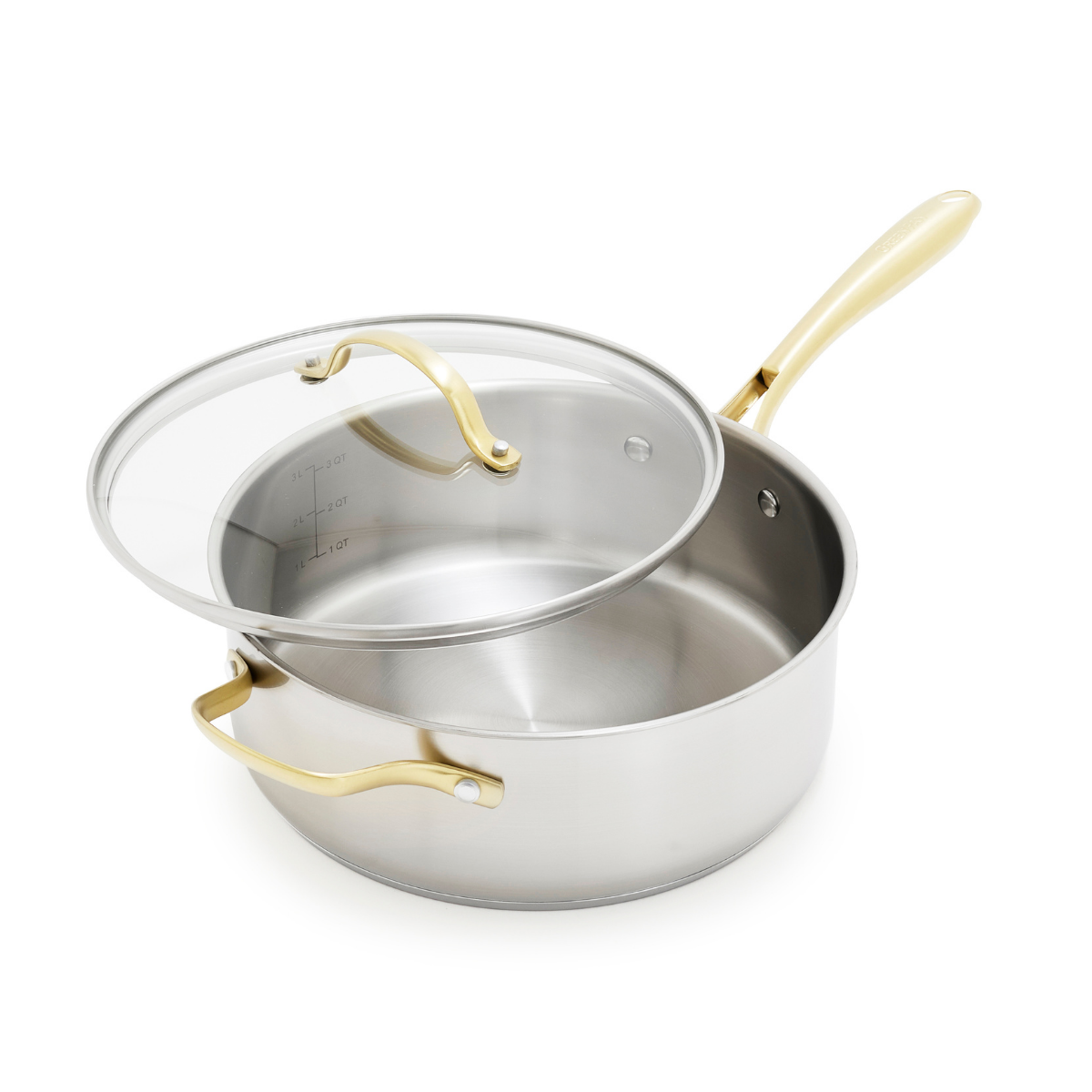 GreenPan Swift Stainless Steel Skillet - 24 cm