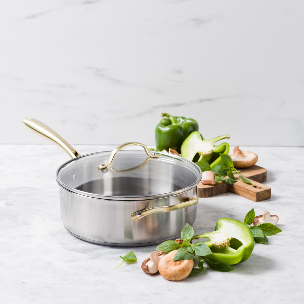 GreenPan Swift Stainless Steel Skillet - 24 cm