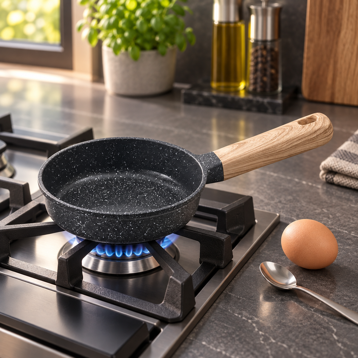 La Gourmet Shogun Granite Plus II Ceragan™ Egg Pan – 14 cm