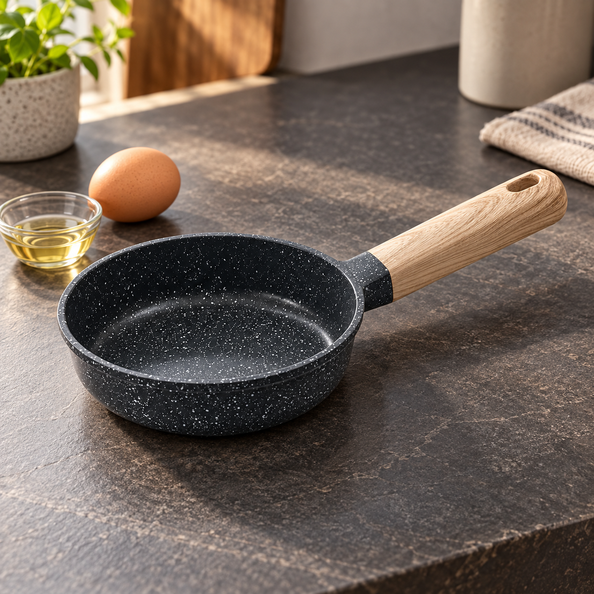 La Gourmet Shogun Granite Plus II Ceragan™ Egg Pan – 14 cm