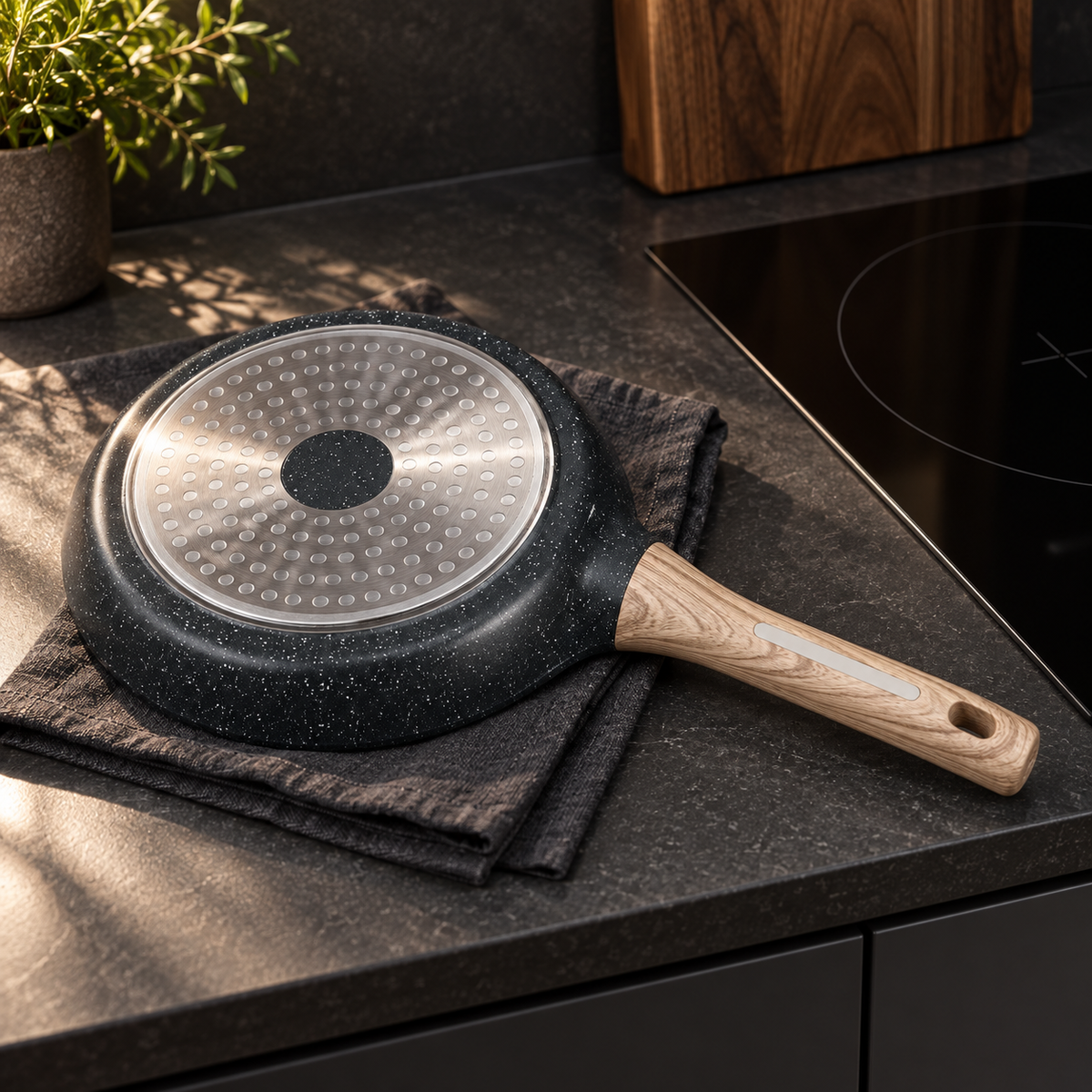 La Gourmet Shogun Granite Plus II Ceragan™ Frypan - 20 / 24 cm
