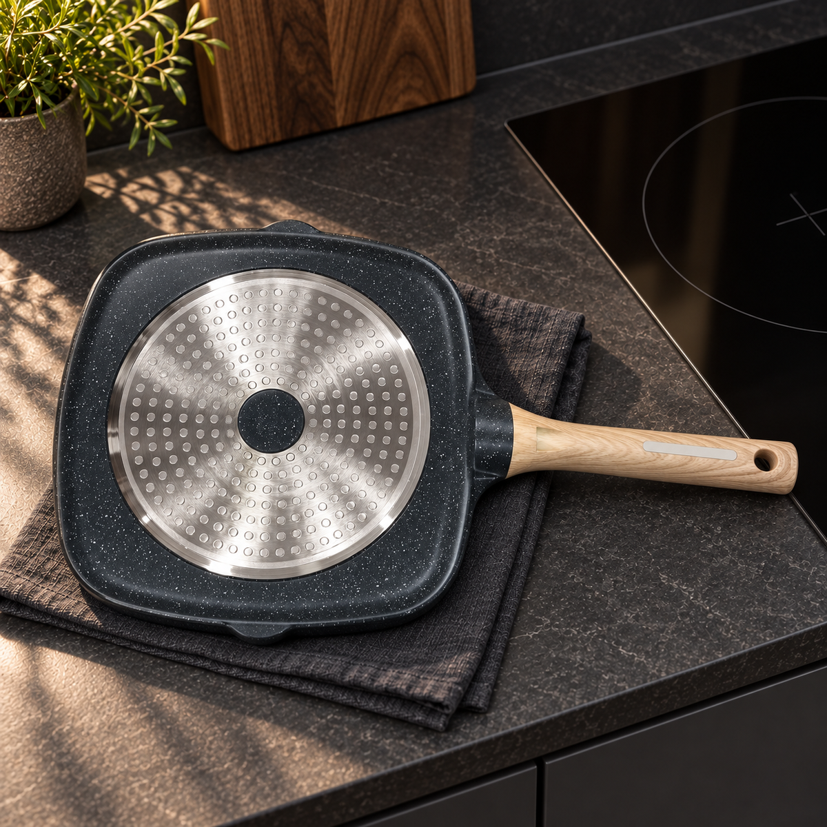 La Gourmet Shogun Granite Plus II Ceragan™ Grill Pan - 28 cm