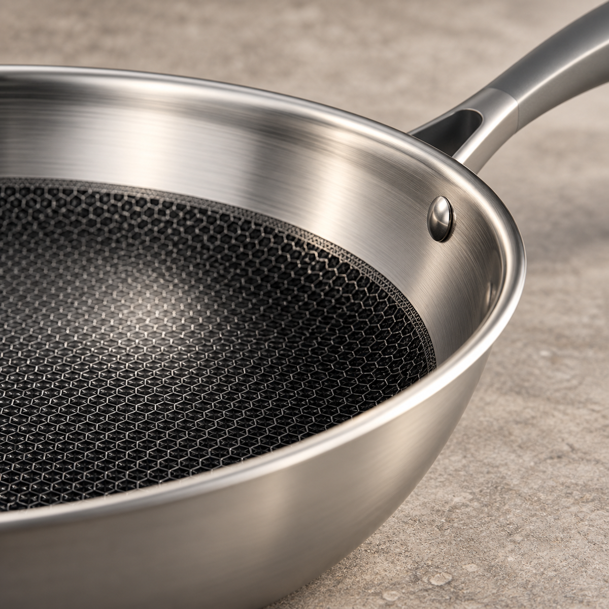 La Gourmet Galactic Honeycomb Deep Frying Pan - 28 cm