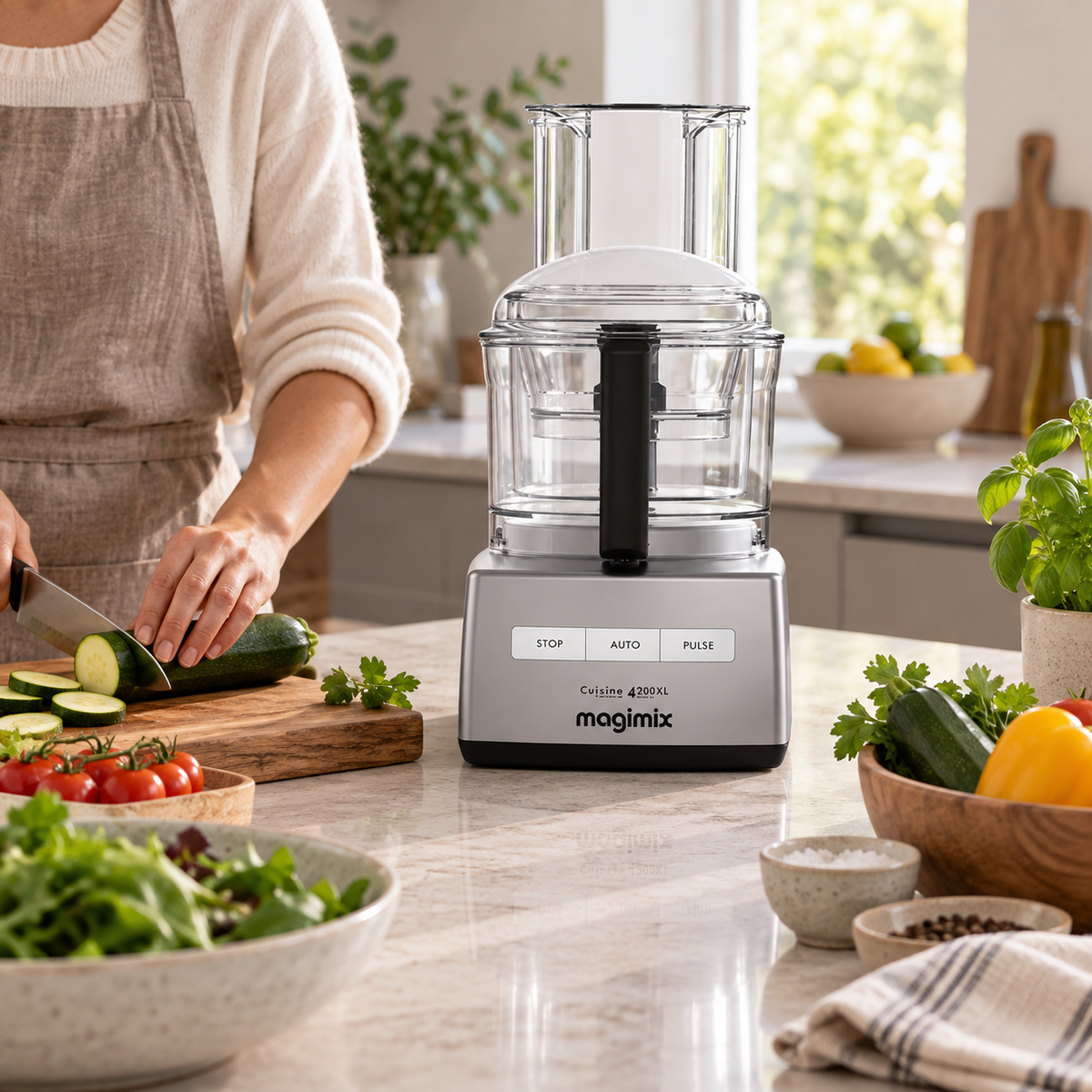 Magimix 4200XL Food Processor (Satin)