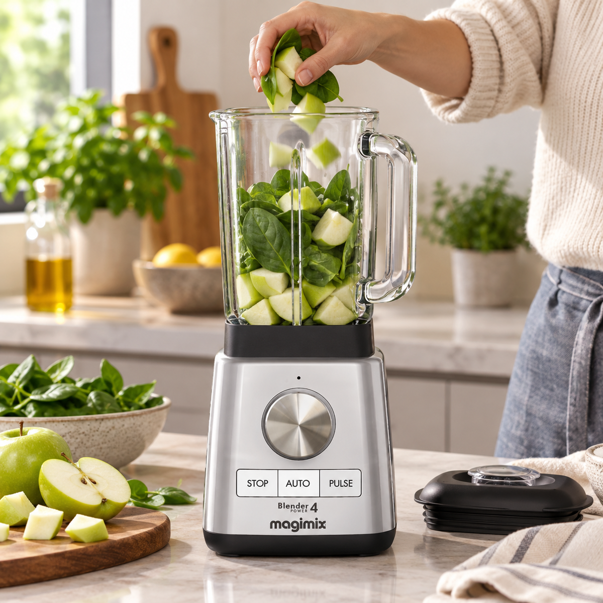 Magimix Power Blender 4 - 1.8L (Chrome)