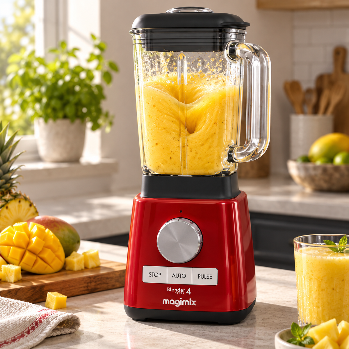 Magimix Power Blender 4 - 1.8L (Rouge)