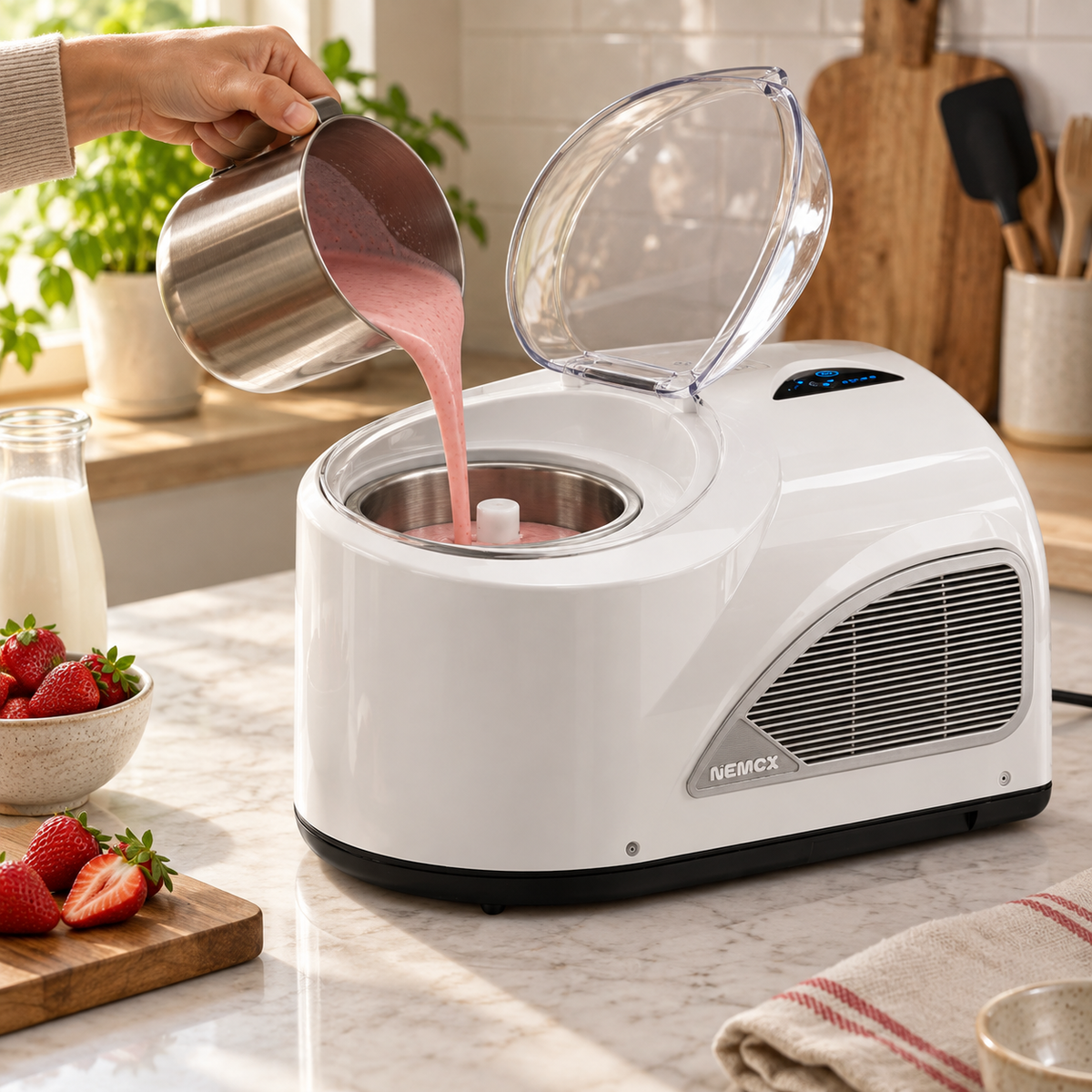 Nemox Gelato & Ice Cream Machine Nxt1 L’automatica I-green (White)