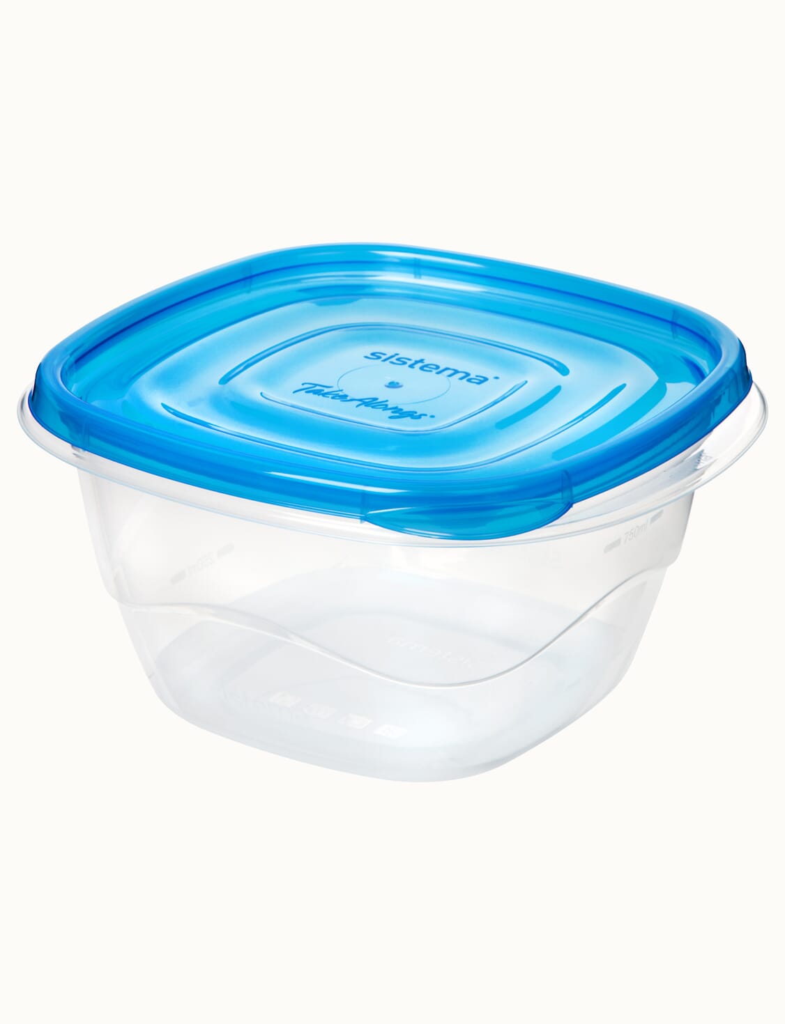 Sistema® TakeAlongs® 1.2 L DEEP SQUARE 4 PACK