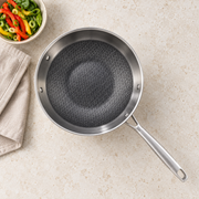 La Gourmet Galactic Honeycomb Wok w/ Glass Lid - 20 cm